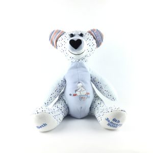 Memory Bear Keepsake Made from Baby Clothing, Animal Keepsake, personalised Bear Keepsake