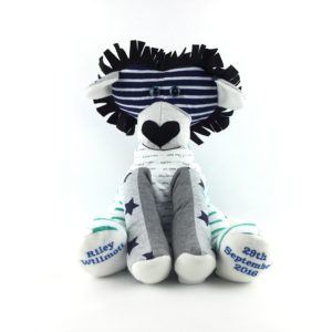 Memory Lion Keepsake, Personalised Gift, Baby Keepsake,