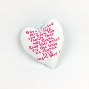 Patchwork heart/starfish keepsake