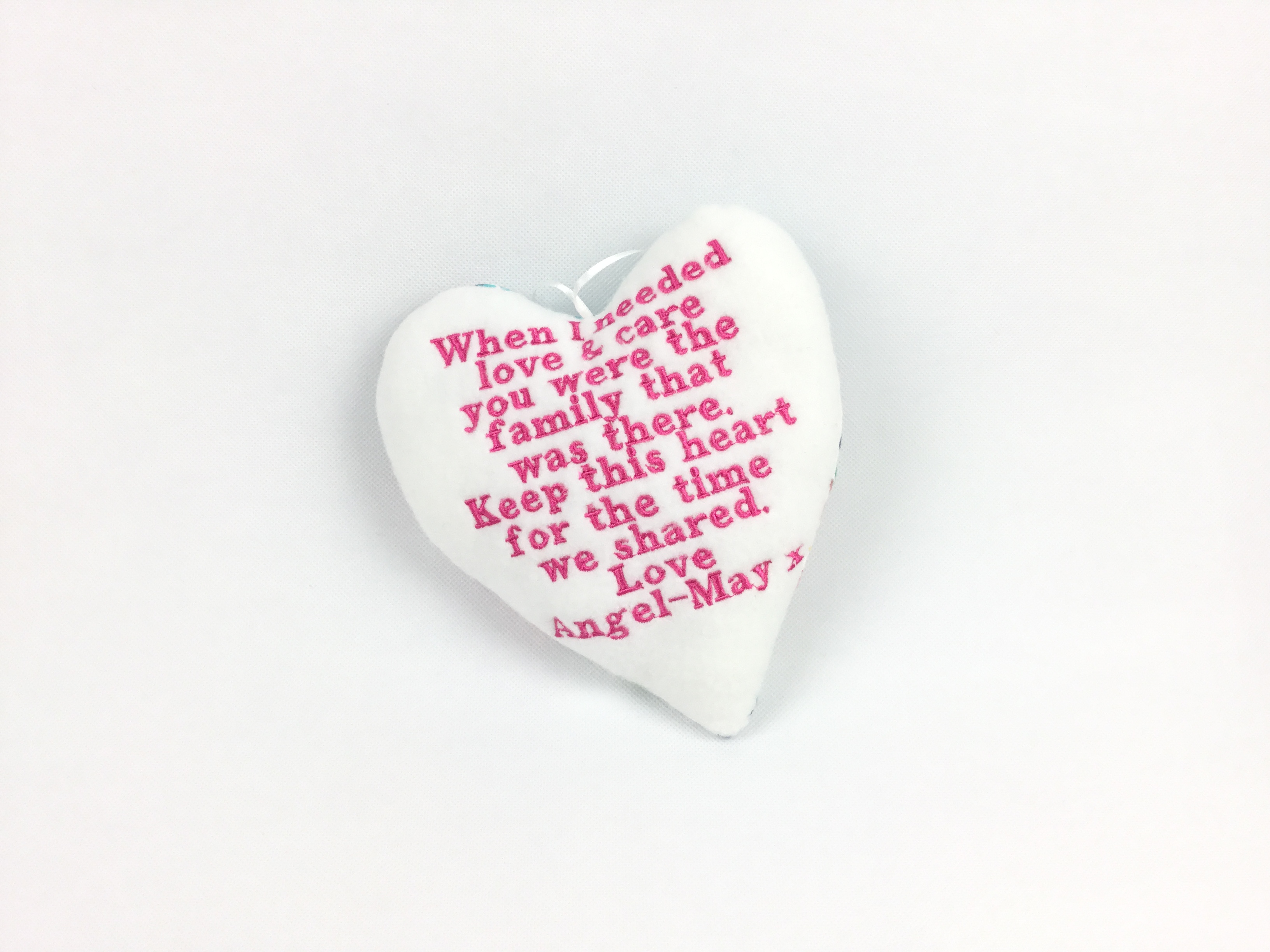 6B6B9EA0-D429-4DD0-933E-13649AC43524 Patchwork heart/starfish keepsake